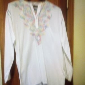 THE CLASIC KURTA. Size medit shirt cotton pullover tunic made in INDIA